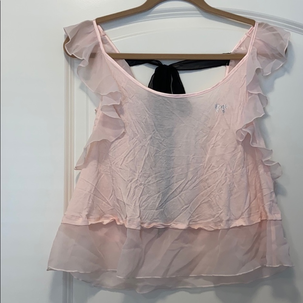 Victoria’s Secret pink lingerie size large